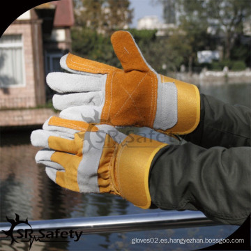 SRSAFETY Los guantes de cuero de trabajo de la alta calidad / los guantes del zurriago venden buenos en China